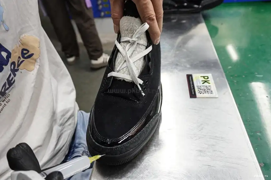 Retro GOD SHIP Jordan  RETAIL 3 Cat MATERIALS Air PK TO READY Black 0515